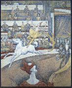 Georges Seurat circus oil